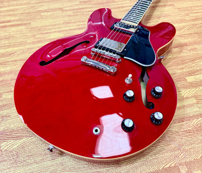 ✨2025✨ Epiphone Inspired by Gibson ES-335 Cherry~ Semi Hollow Electric Guitar!
