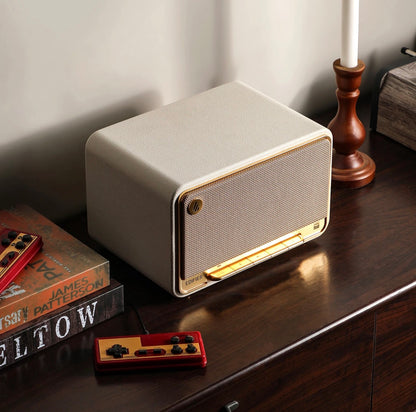 Edifier D32 Tabletop Retro Bluetooth Speaker Hi-Fi Hi-Res Audio 60W RMS - White
