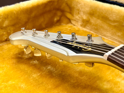 ✨2024✨ Epiphone Inspired By Gibson Custom 1963 Firebird I Silver Mist~ Maestro