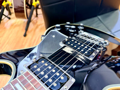 🔥2008🔥 Burny RLC-50JS John Sykes Les Paul Custom~ Black~ Japan Market Import!