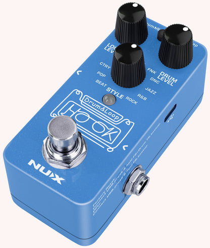 NU-X Hook Drum & Loop Pedal Looper