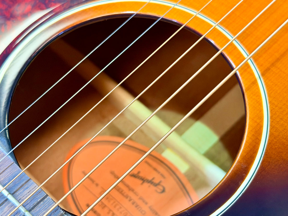 Epiphone Inspired by Gibson J-45 Cutaway Electro-Acoustic~ Hiscox Case~ Sunburst