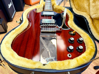 🔥2025🔥 Epiphone 1964 SG Standard Maestro Vibrola Reissue~ Inspired By Gibson!