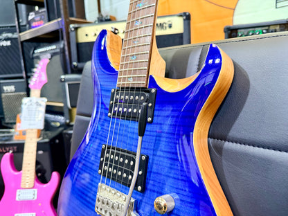 ✨ PRS 35th Anniversary SE Custom 24-08 Electric Guitar in Faded Blue Burst ✨