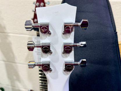 🔥 Enya Nova Go Sonic~ Pearl White~ Smart Electric Guitar~Speaker & FX + Bag 🔥