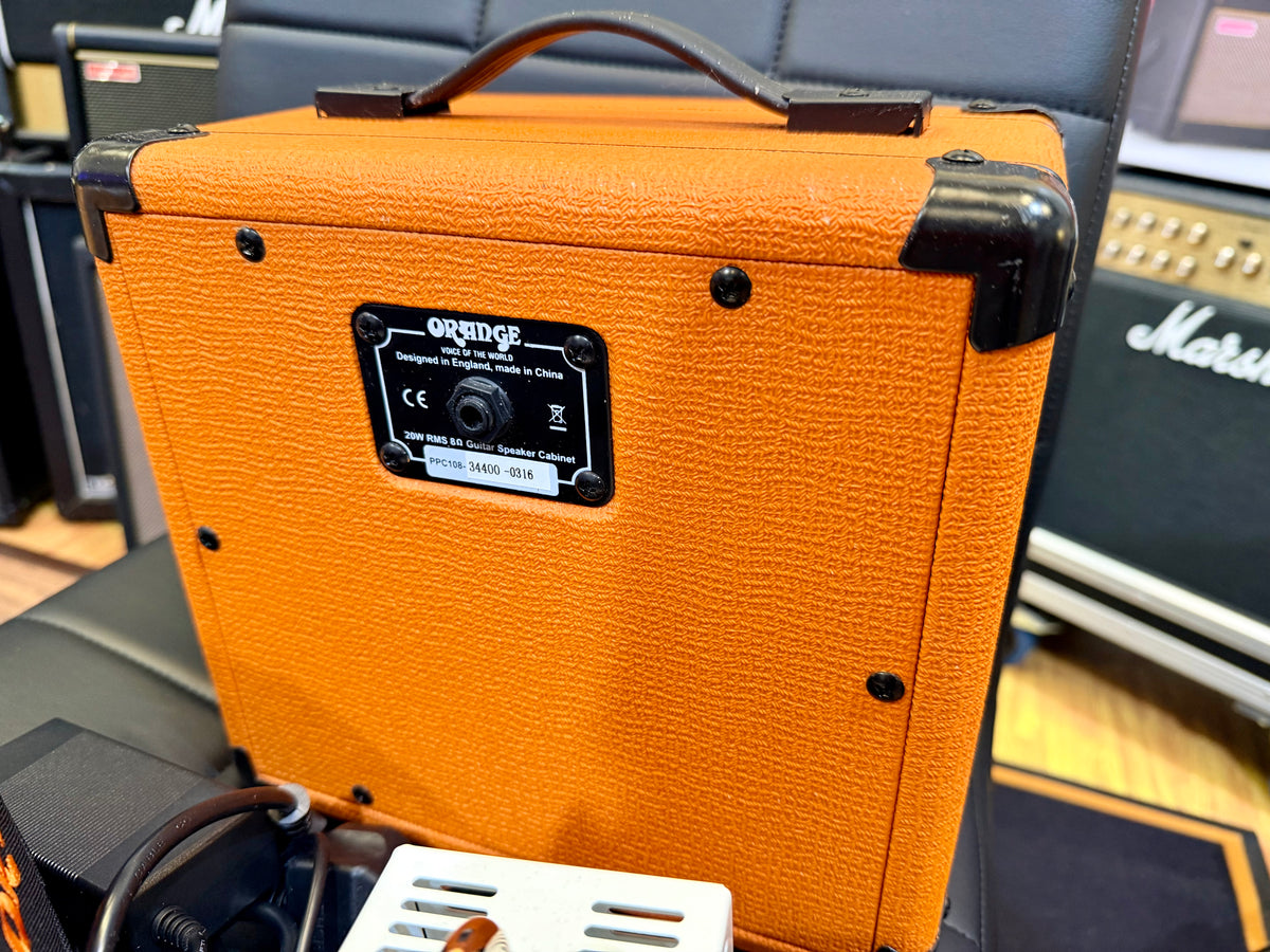 🍊 Orange Micro Terror 20W Valve Guitar Amp Head + PPC108 Cab + Official Bag 🍊