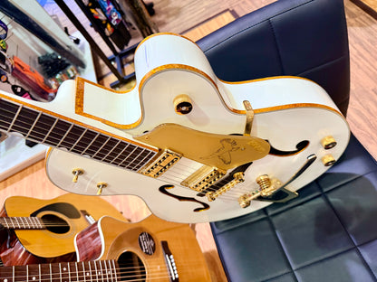 ✨MINT✨ 2013 Gretsch G6136T White Falcon MIJ~ Japan~ Bigsby~ Case & Docs~ Gold!