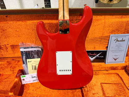 🌟2007🌟 Fender USA Custom Shop 1956 NOS Stratocaster Fiesta Red & Gold~ Maple!
