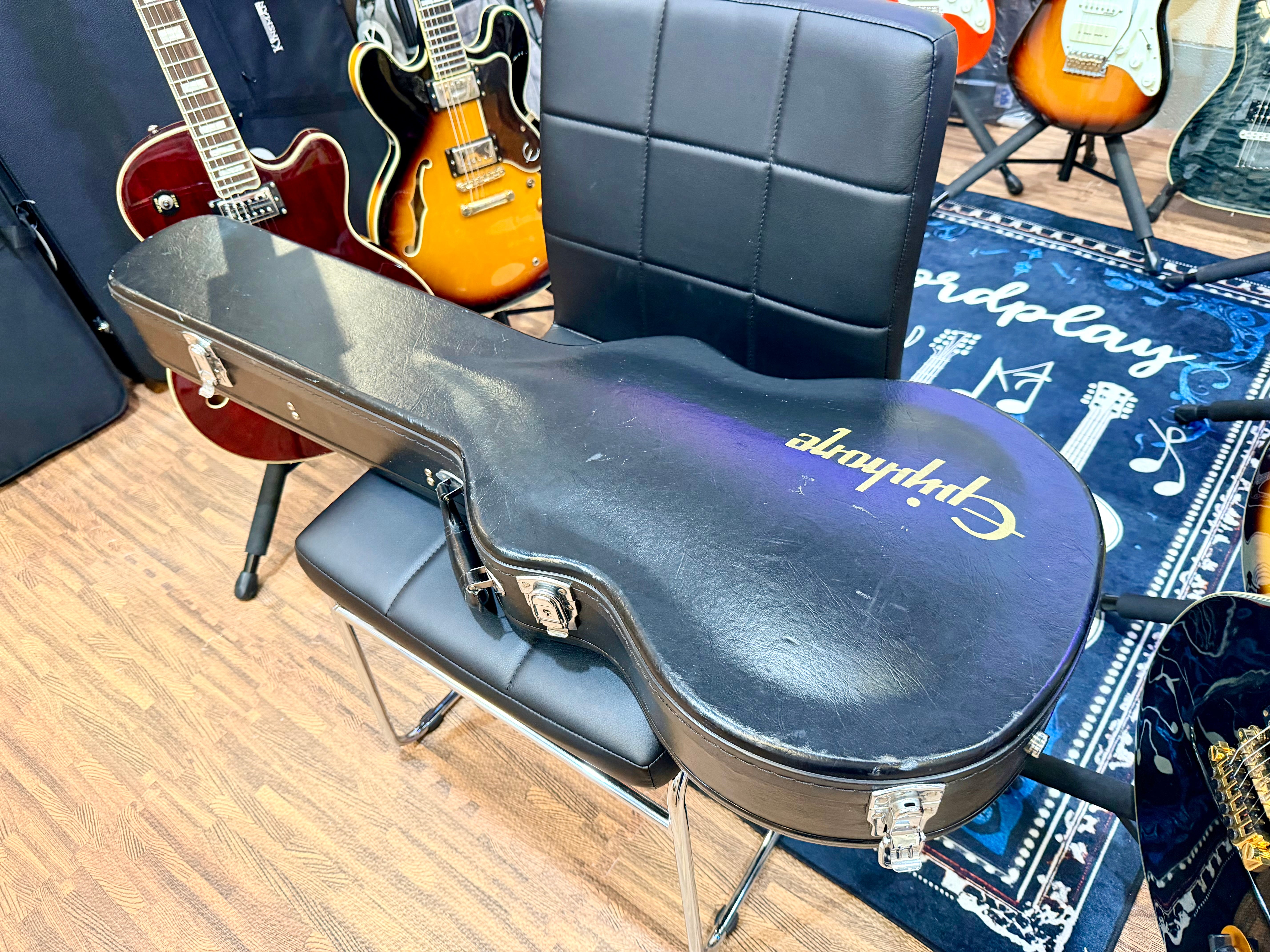 🔥2019🔥 Epiphone Les Paul Prophecy Custom Plus EX~ Midnight Sapphire~ EMG P’Ups