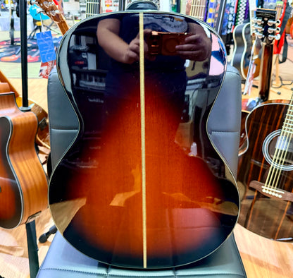 Peerless PGC-65 00 Compact Grand Concert Acoustic Guitar~ Vintage Sunburst OHSC!