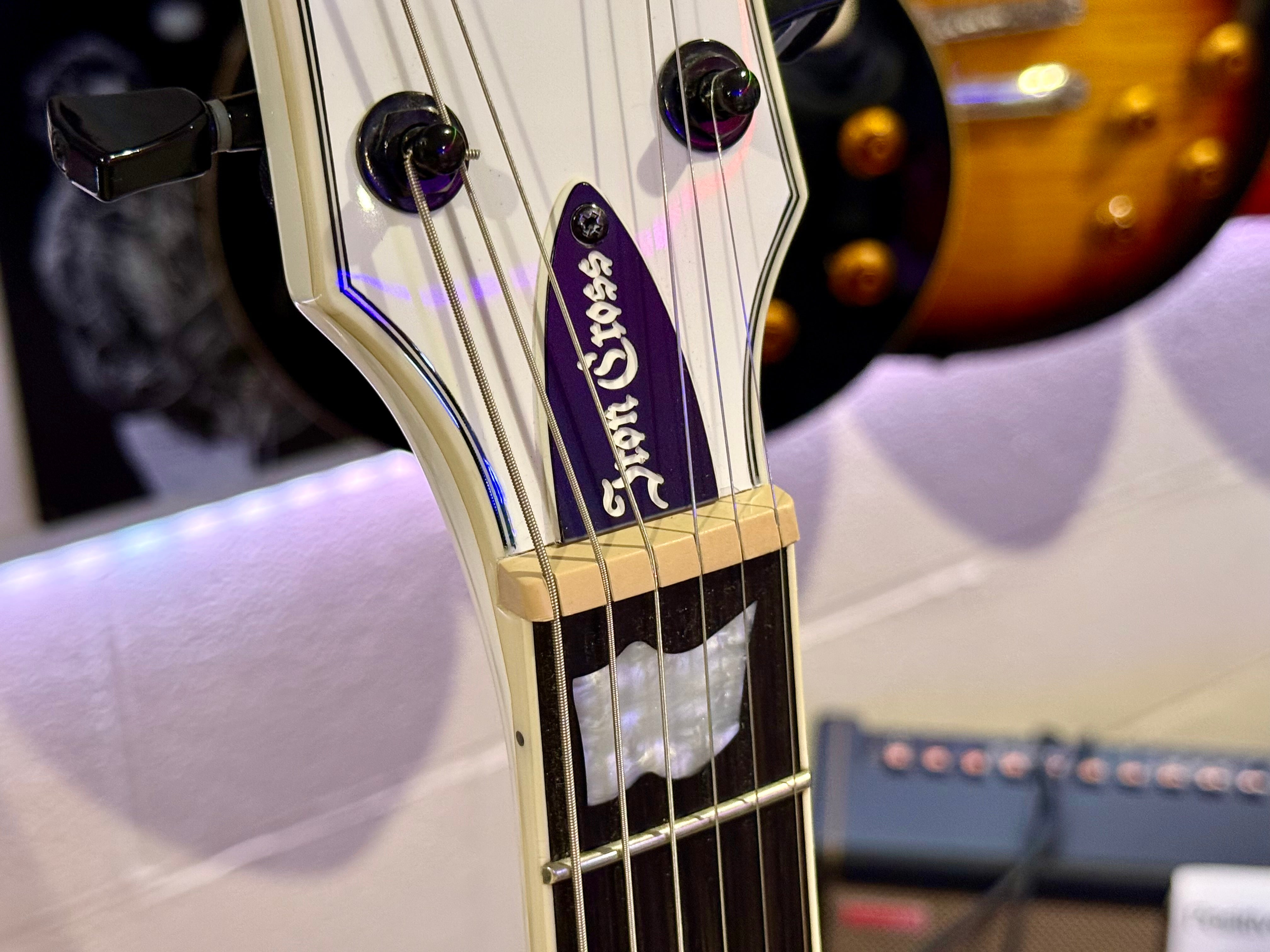 🔥MINT🔥 ESP LTD James Hetfield Iron Cross Signature~ Metallica~ Snow White~2018