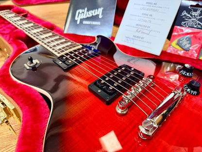 🔥2022🔥 Gibson Les Paul Standard Slash~ Vermillion Burst Limited Edition + Case