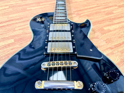 🇯🇵 RARE 🇯🇵 1970s Antoria Les Paul Custom~ Black Beauty 3 Pickup MIJ Japan!