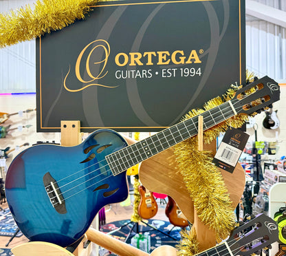 🔥NEW 2025🔥 Ortega Tourplayer Ukelele RTPX-U-FMA~Electric Uke~ Tenor Size + Bag