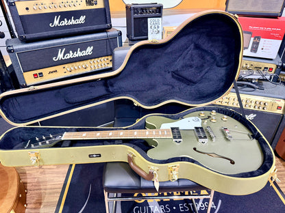 ✨2024✨ Epiphone Casino Worn Olive Drab Hollowbody Guitar + Hard Case~ MINT!