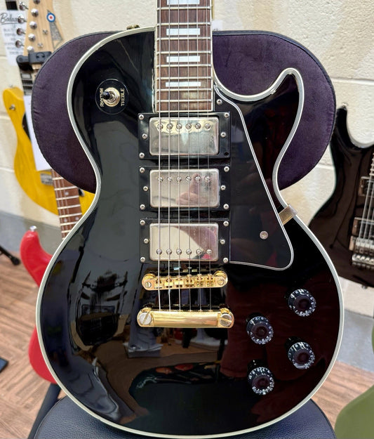 🔥1997 Korea🔥  Epiphone Les Paul Black Beauty Custom~ Exceptional Condition!