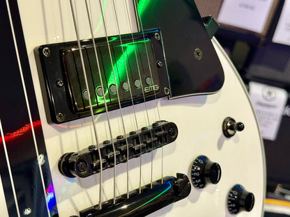 🔥MINT🔥 ESP LTD James Hetfield Iron Cross Signature~ Metallica~ Snow White~2018