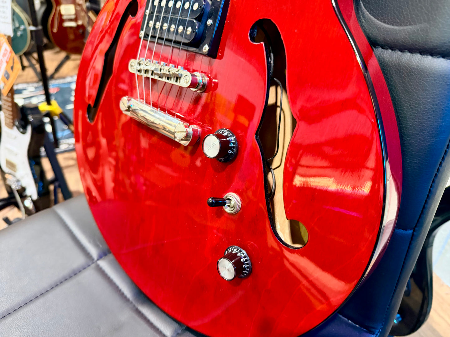 🍒LTD EDITION🍒 Epiphone Dot Studio ES-335 Semi-Hollow~ Custom Shop Cherry Red!
