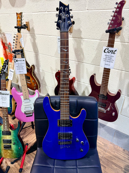 🔥KOREA 2015🔥 Cort KX Custom Electric Guitar~ Flamed Maple Trans Blue~ Rare!