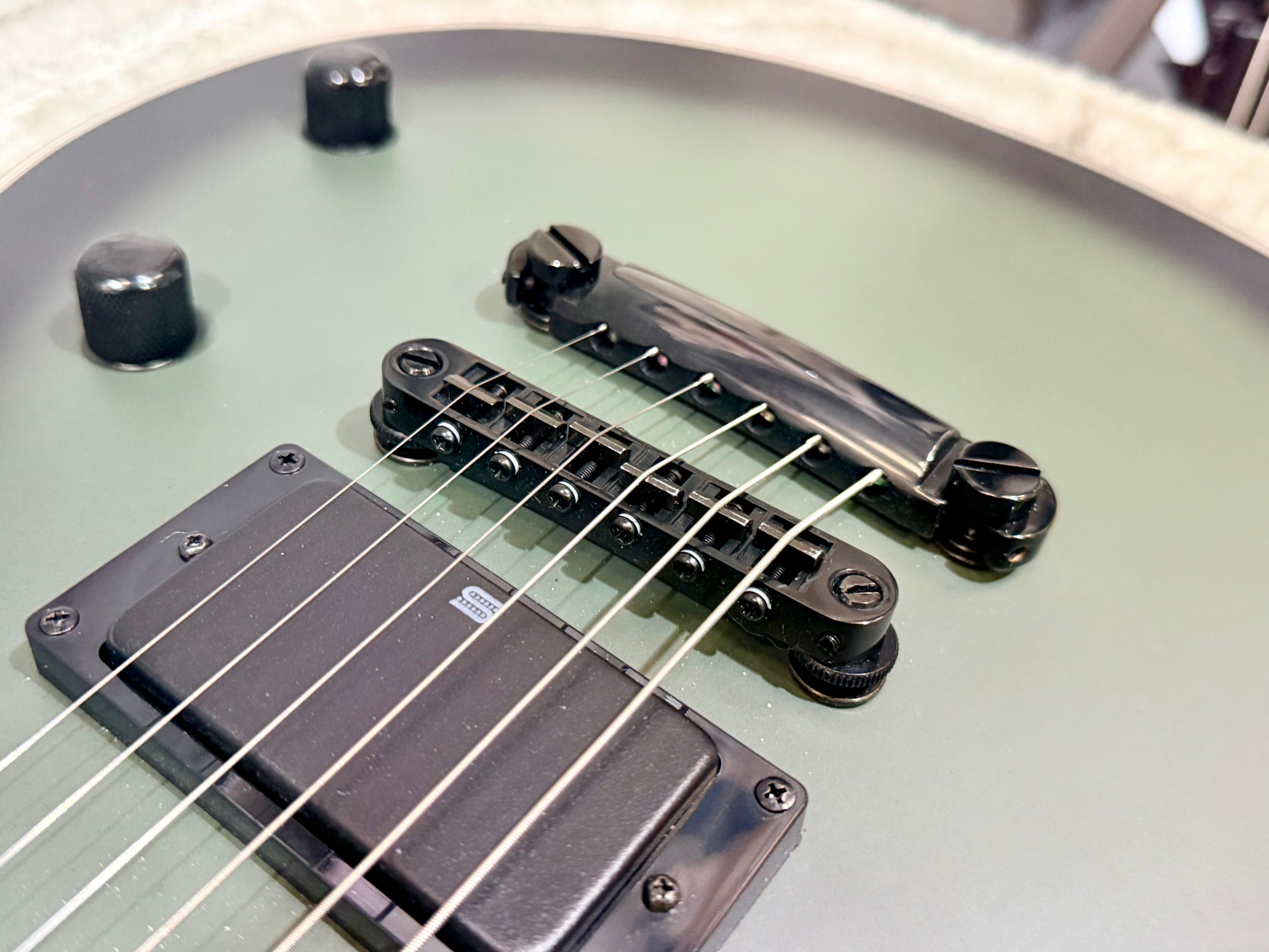 🔥MINT🔥 ESP LTD BK-600 Bill Kelliher Signature~ Military Green Sunburst Satin!