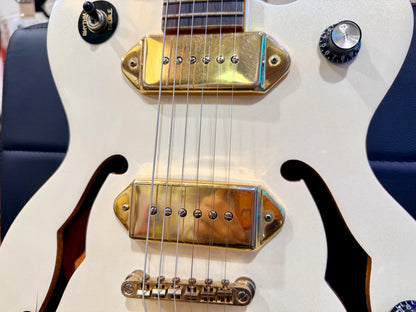 🌟2015🌟 Epiphone Wildkat Royale~ Custom Shop Ltd Ed~ Pearl White~ Semi-Hollow!