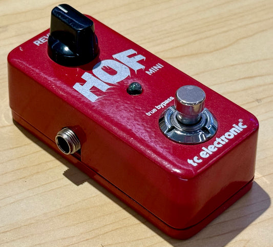 🎸 TC Electronic HOF Hall Of Fame Mini Reverb Guitar Effect Pedal 🎸