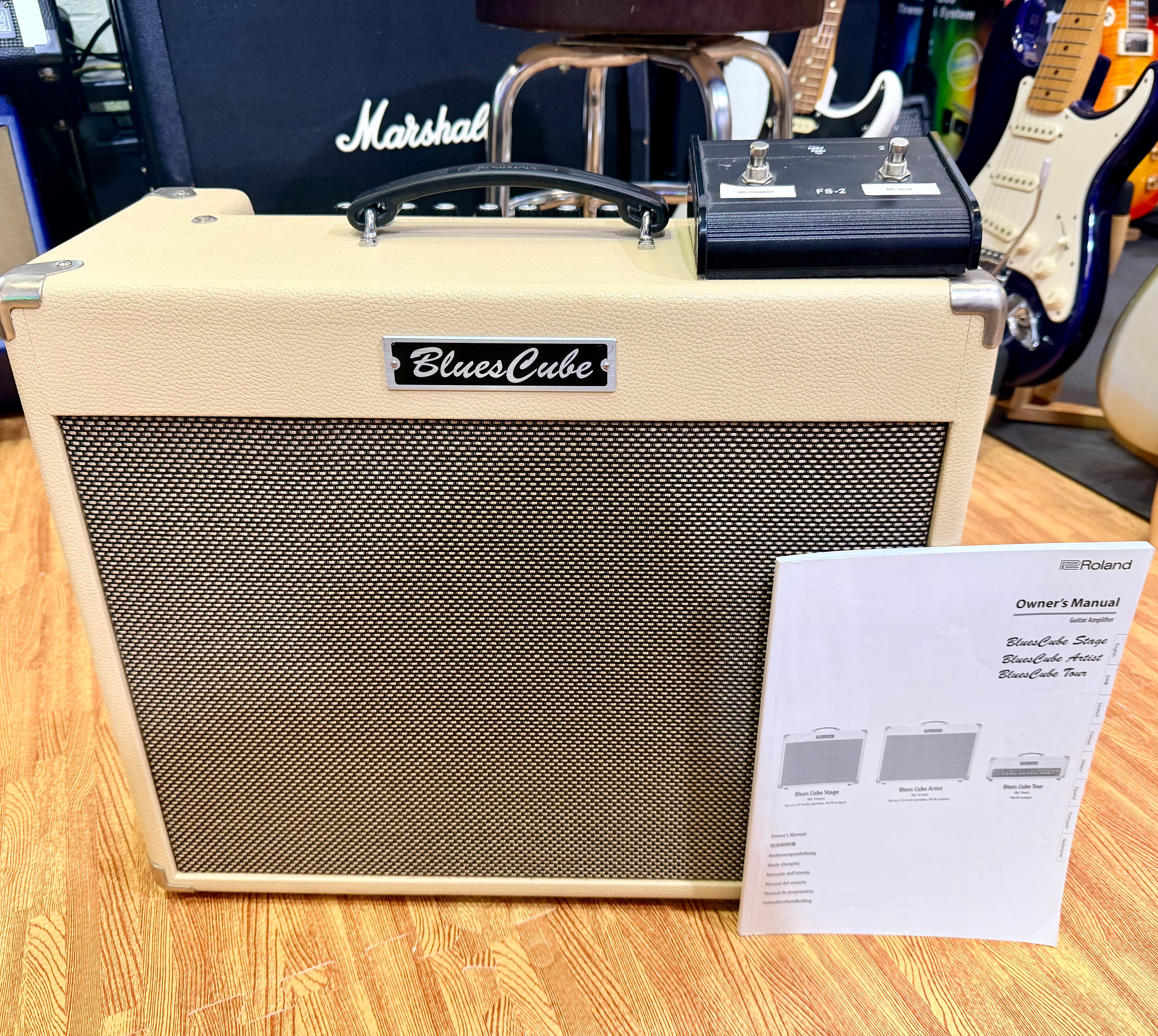 Roland Blues Cube Stage 60 Guitar Amplifier~ Tube Logic Valve 60w Combo Amp 🎸