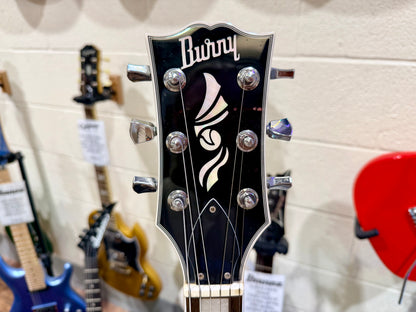 🌟RARE 2019🌟 Burny RLC-60 Les Paul Custom~ HHH Silver Sparkle~ By Fernandes!