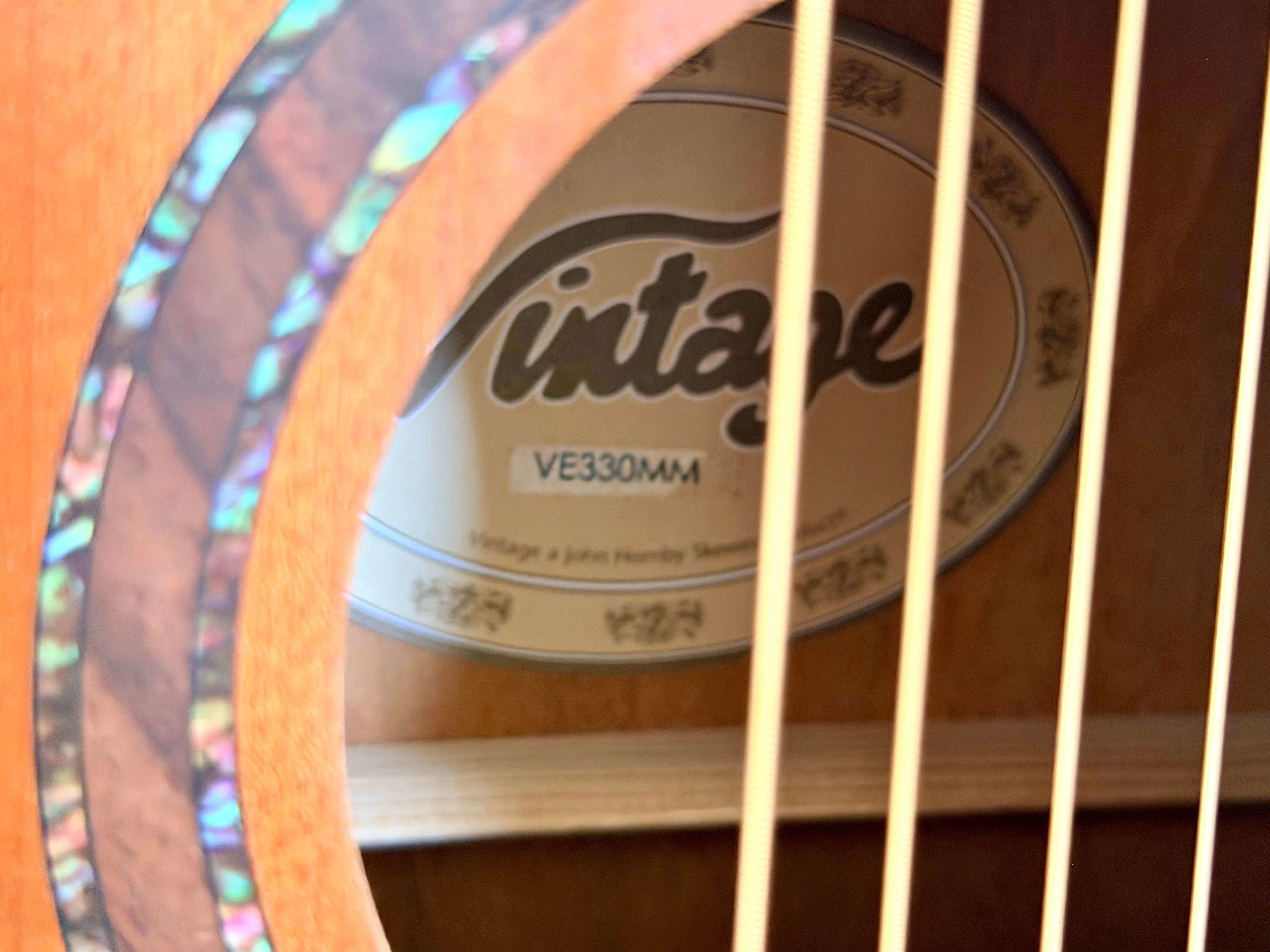 🪵NEW🪵 Vintage VE330MM Mahogany Series Electro Acoustic Guitar~ Folk/Auditorium