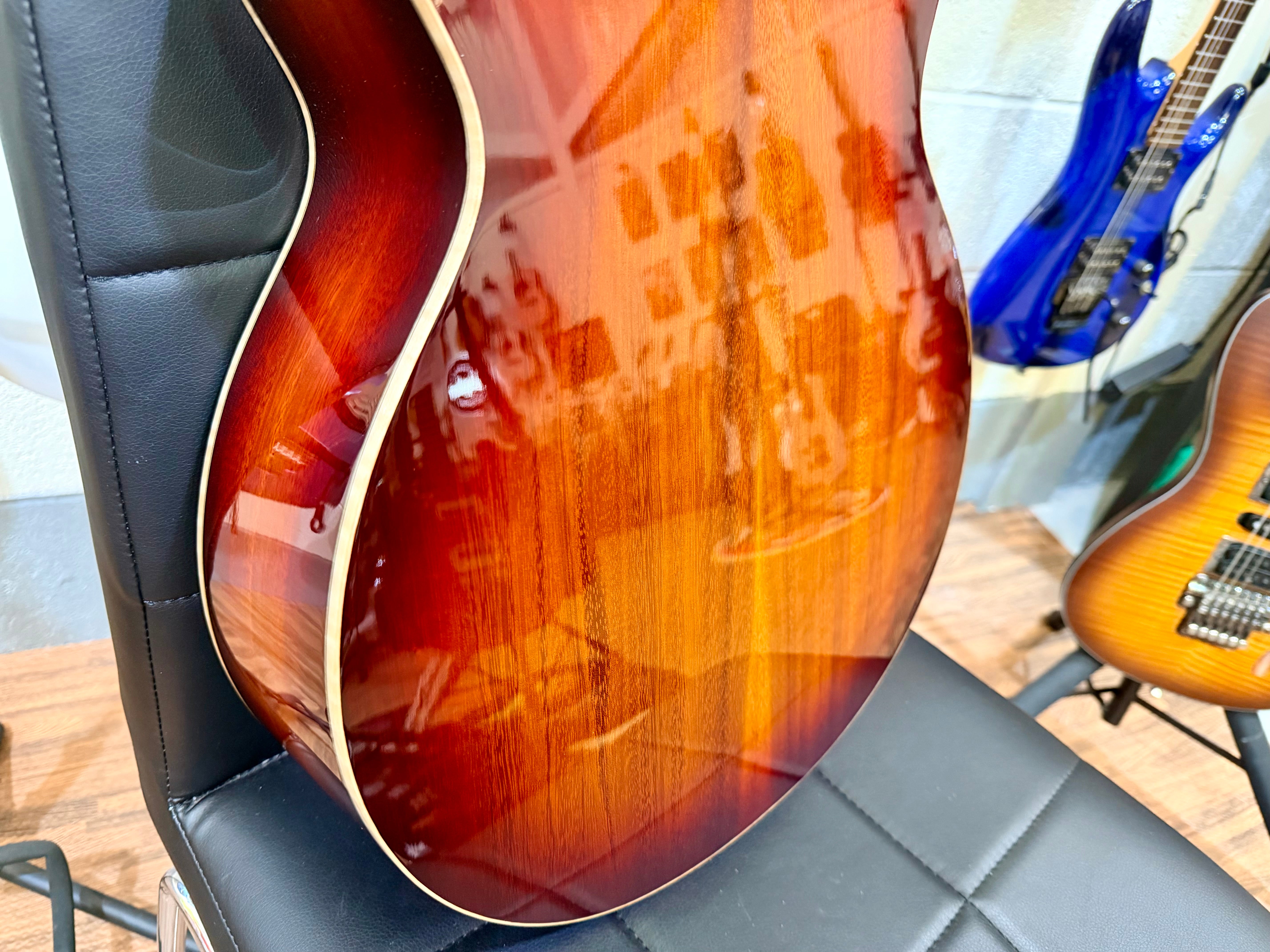 🌟MINT🌟 Faith FVBMB Venus Trembesi Blood Moon Burst~ Electro Acoustic~ Hard Case!