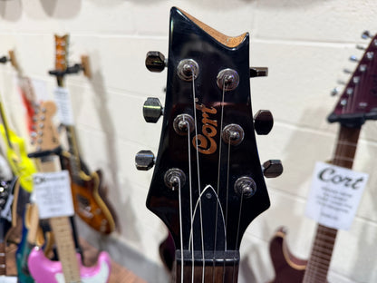 🔥KOREA 2015🔥 Cort KX Custom Electric Guitar~ Flamed Maple Trans Blue~ Rare!