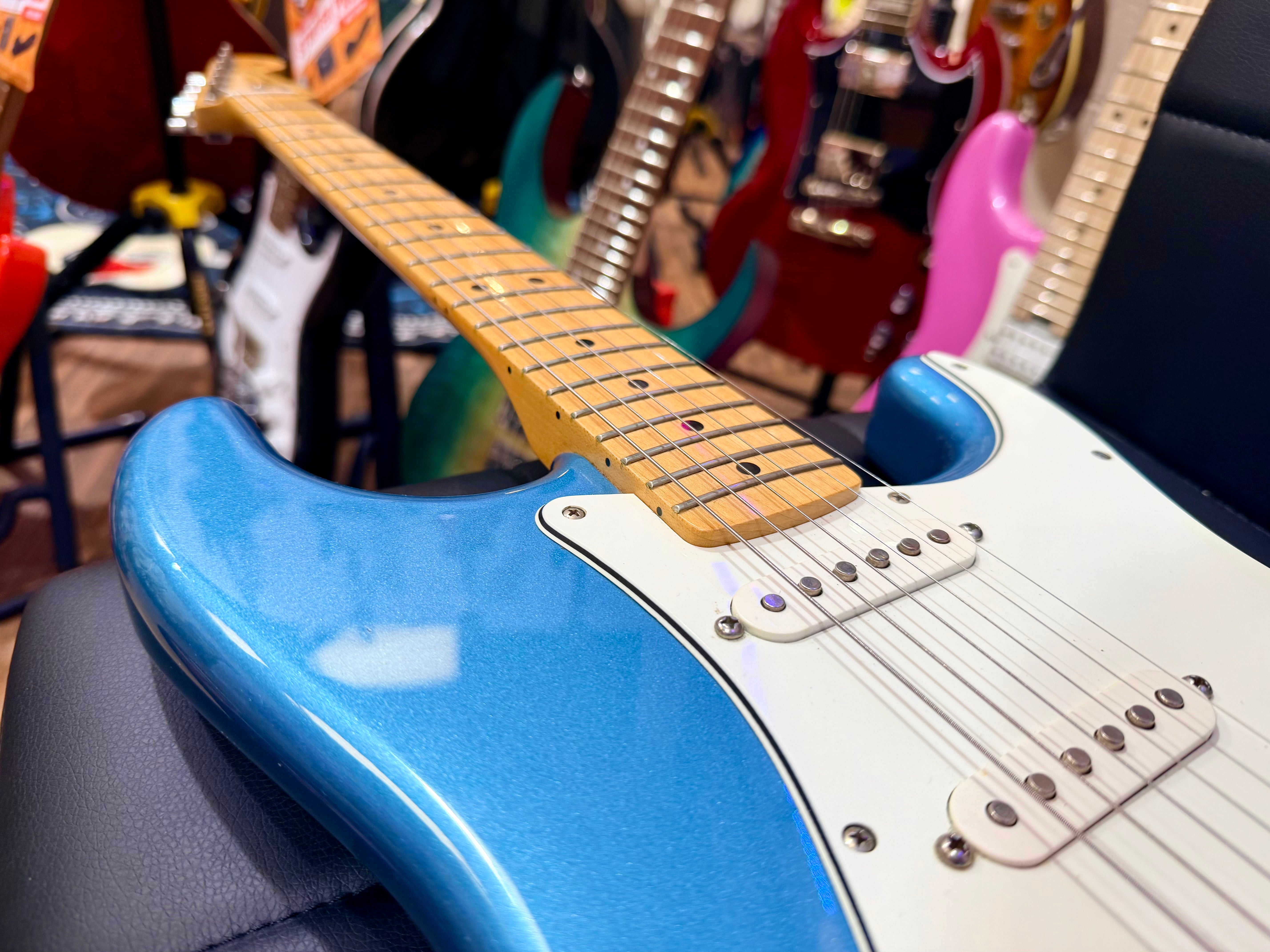 🌟2017🌟 Fender Standard Stratocaster~ Mexican MIM Strat~ Tidepool Blue Guitar!
