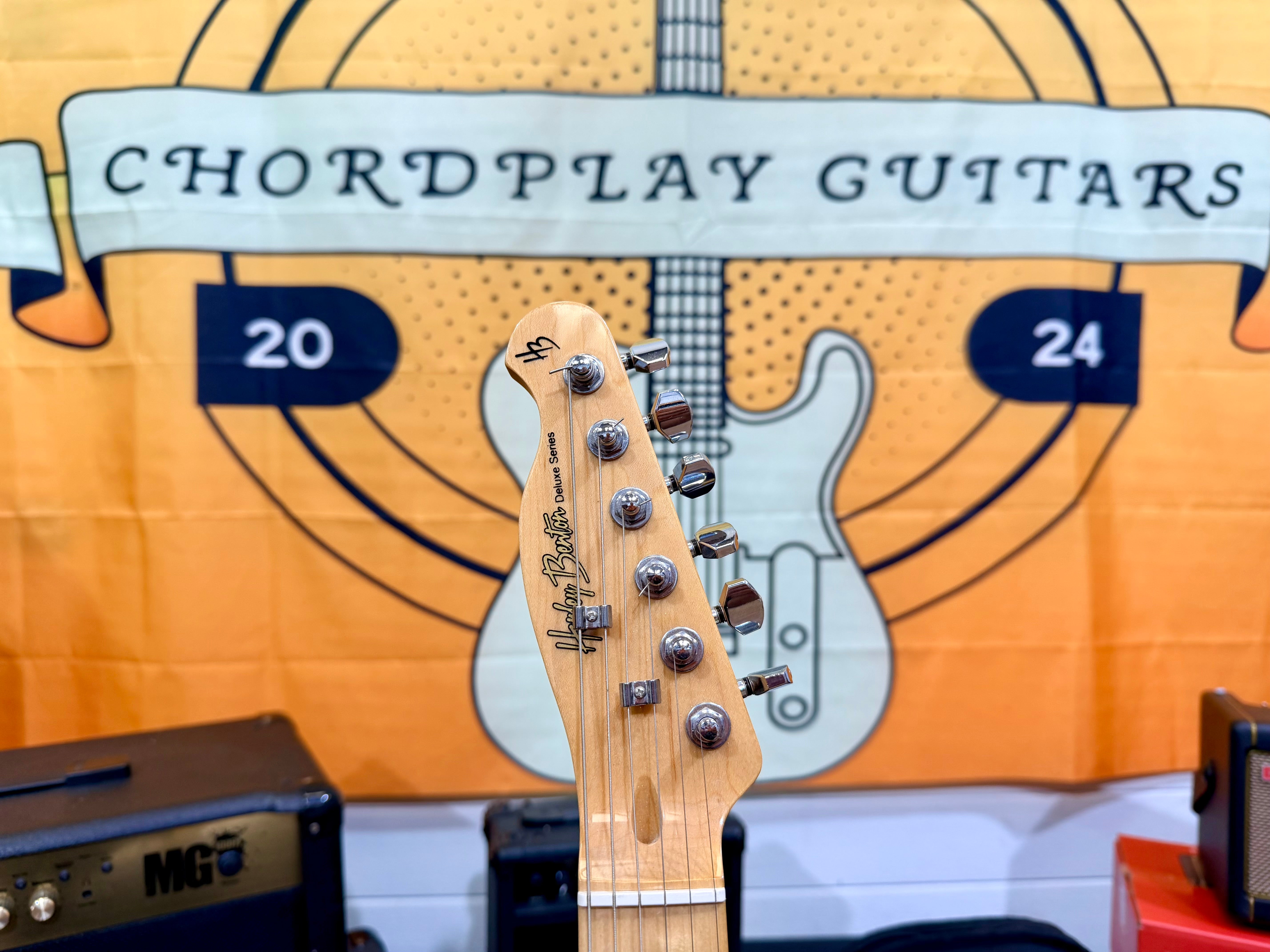 ✨ Harley Benton TE-90FLT VW Deluxe Series Vintage White~ Tele ‘Cabronita’ ✨