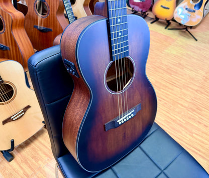 ⚡️NEW⚡️ Vintage VE1800AQ Stage Series Parlour Electro Acoustic Guitar~ Antiqued!