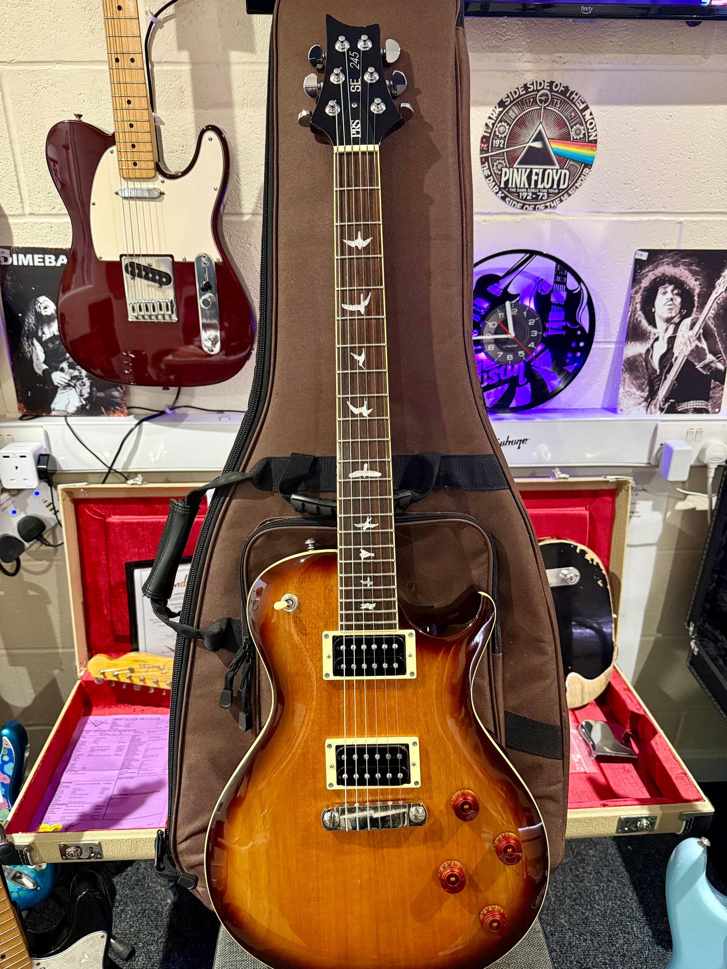 🌟2015 KOREA🌟 PRS SE 245 Single cut Electric Guitar~ Vintage Sunburst + Gig Bag