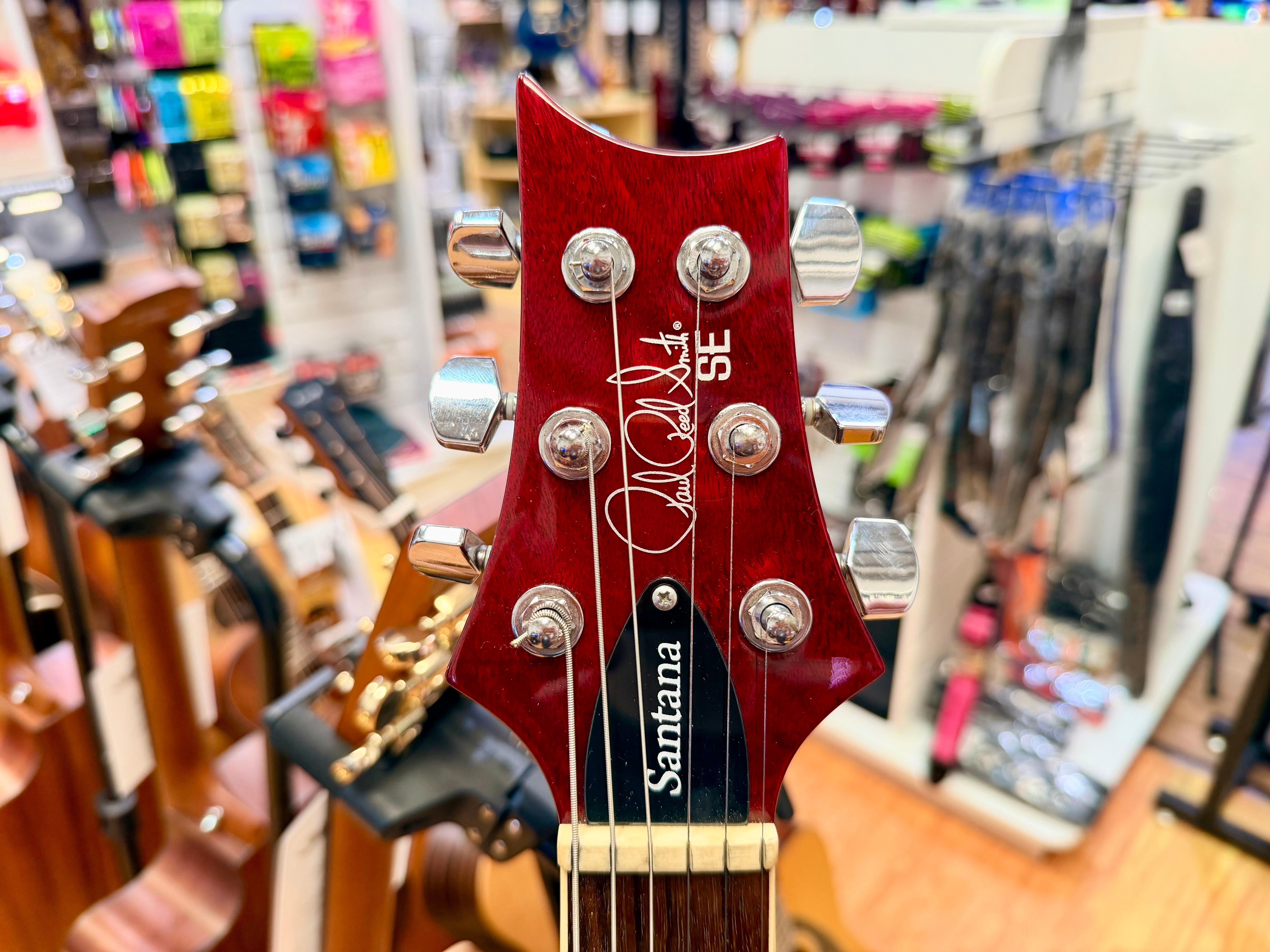 🔥2018🔥 PRS SE Santana Signature Vintage Cherry~ Electric Guitar!