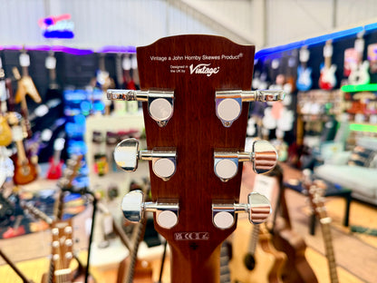 ✨NEW✨ Vintage Pacific Coast Series VEC300CR Electro-Acoustic Guitar~ Claret Red