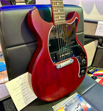 🌟2019🌟 Gibson Les Paul Junior Tribute DC Worn Cherry~ Double Cut~ Dog Ear P90!