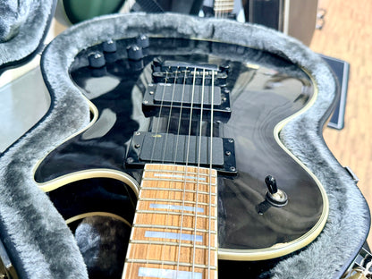 🔥2018🔥 Epiphone Les Paul Prophecy Custom Plus EX~ Midnight Ebony~ EMG P’Ups