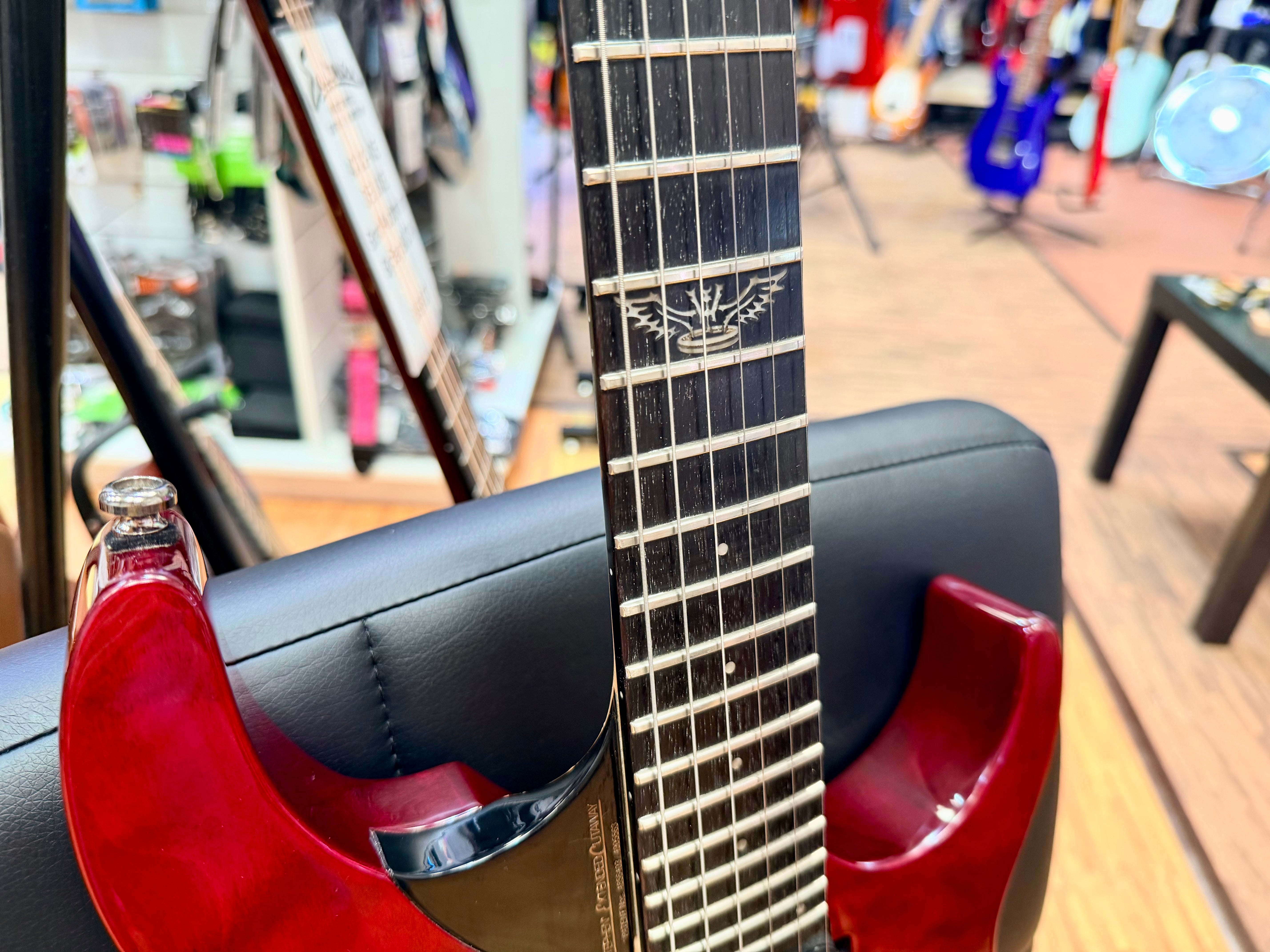 🔥RARE🔥 Washburn Parallaxe PXS10FRQTR Floyd Rose~ Seymour Duncan~ 2014~ Red