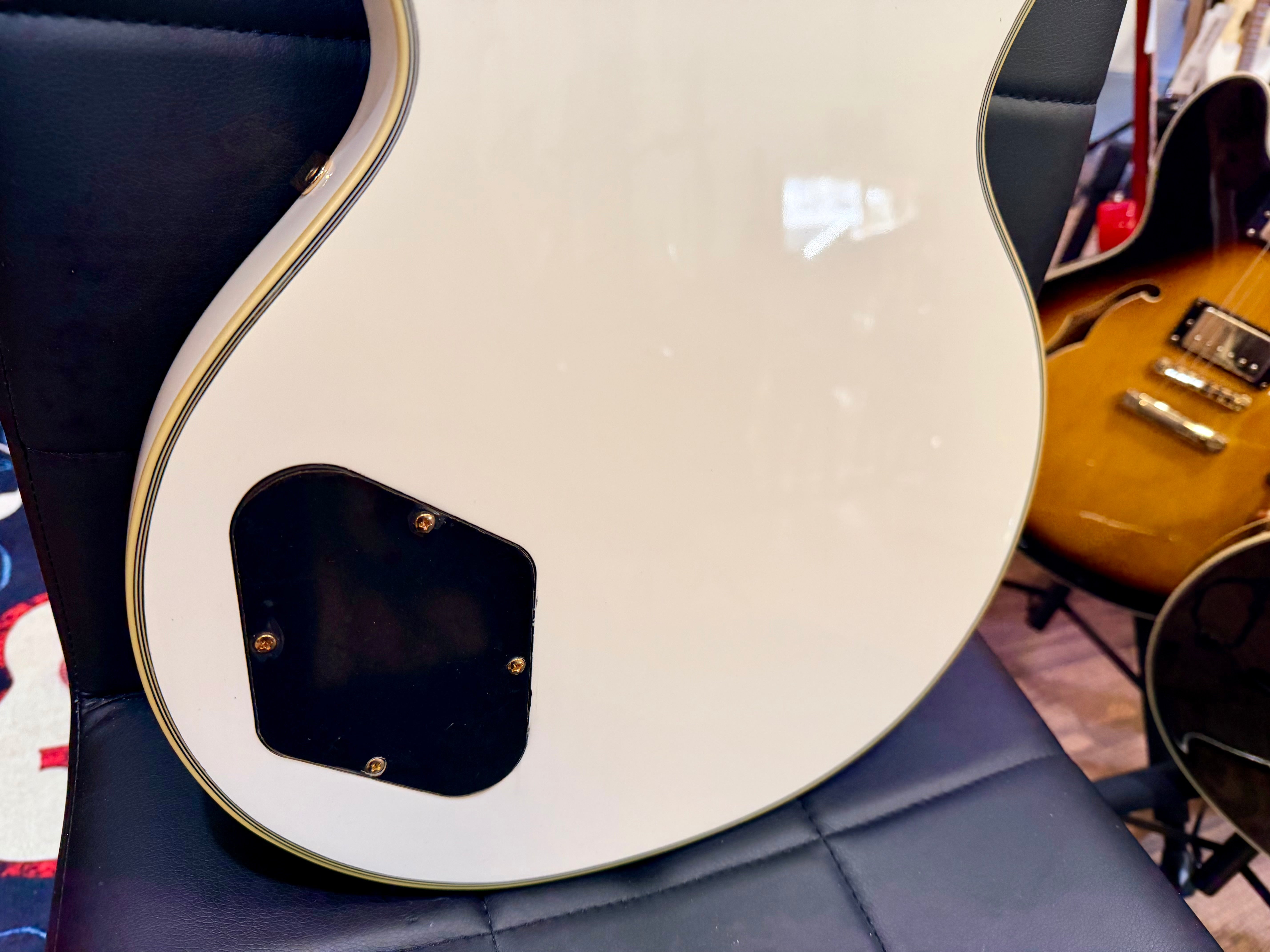 🔥NEW🔥 Vintage V100 ReIssued Electric Guitar – Arctic White Les Paul V100AW!