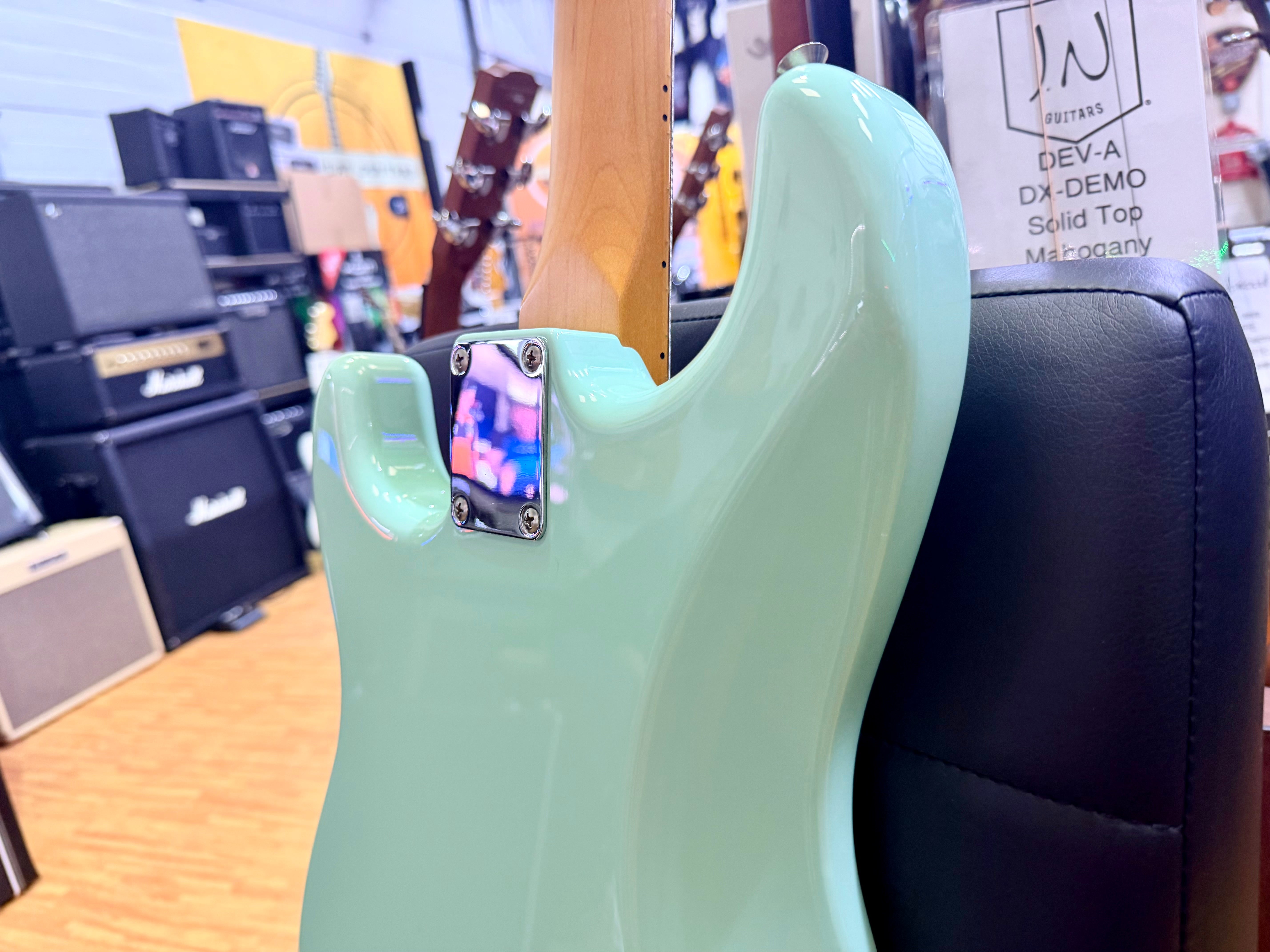 ✨2021✨ Fender Noventa Stratocaster MN~ Surf Green~ Hardtail Mexican~ P90’s!