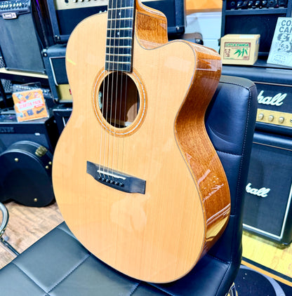 ✨NEW✨ Duke GA-MC-Cut-Solid-Air~ All Solid Electro Acoustic Guitar~ Ebony + Cedar
