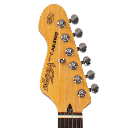 Vintage V60 Coaster Series Electric Guitar ~ Left Hand Boulevard Black