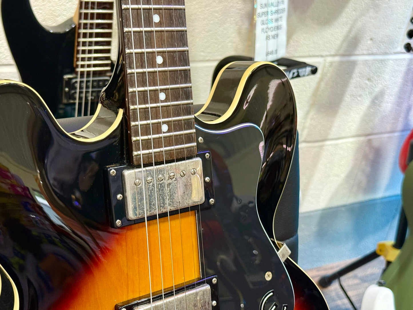 🌟2016🌟 Epiphone ES-335 Dot VS~ Vintage Sunburst Hollow-Body!
