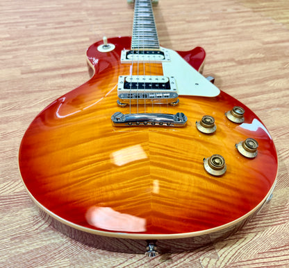 ☀️2023☀️ Burny RLG-55Z Heritage Cherry Sunburst Les Paul Electric Guitar!