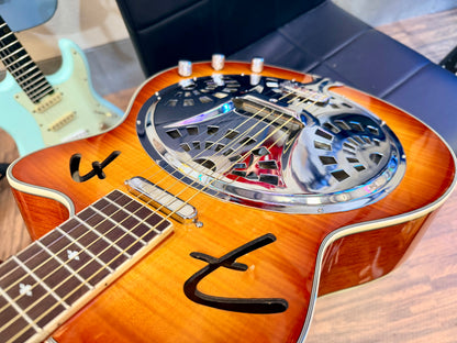 ☀️2010☀️ Fender FR-50CE Cutaway Electro Acoustic Resonator Guitar~ Sunburst!