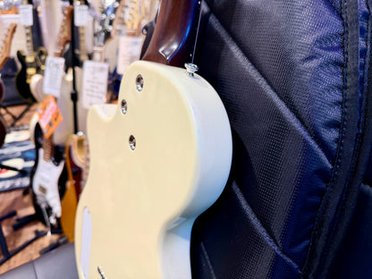 🌟NEW🌟 Harmony Juno Standard Electric~ Pearl White Gold Foil P90 + Mono Case!