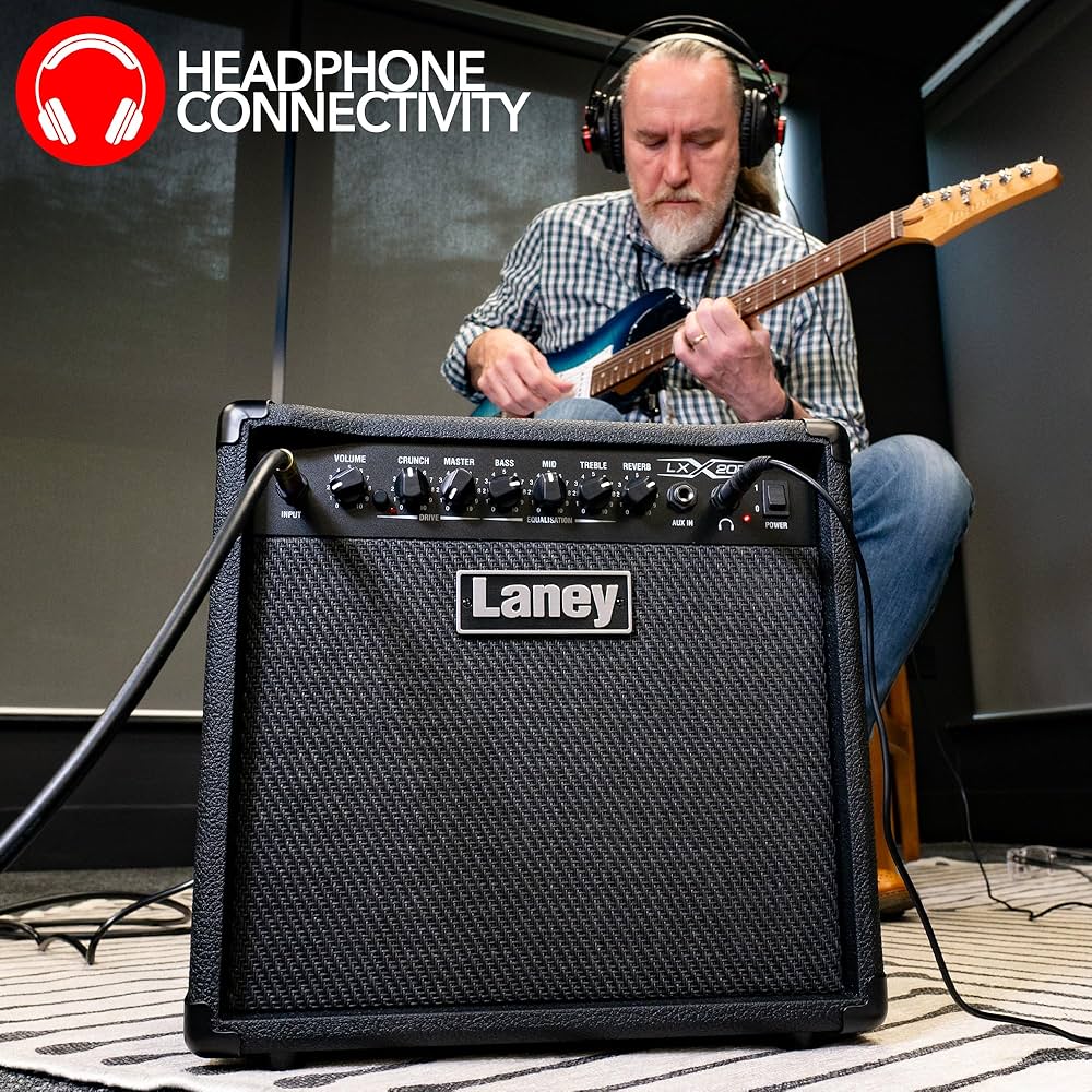 🔥NEW🔥 Laney LX20R Guitar Combo Solid State Amp~ 20w Amplifier~ Black