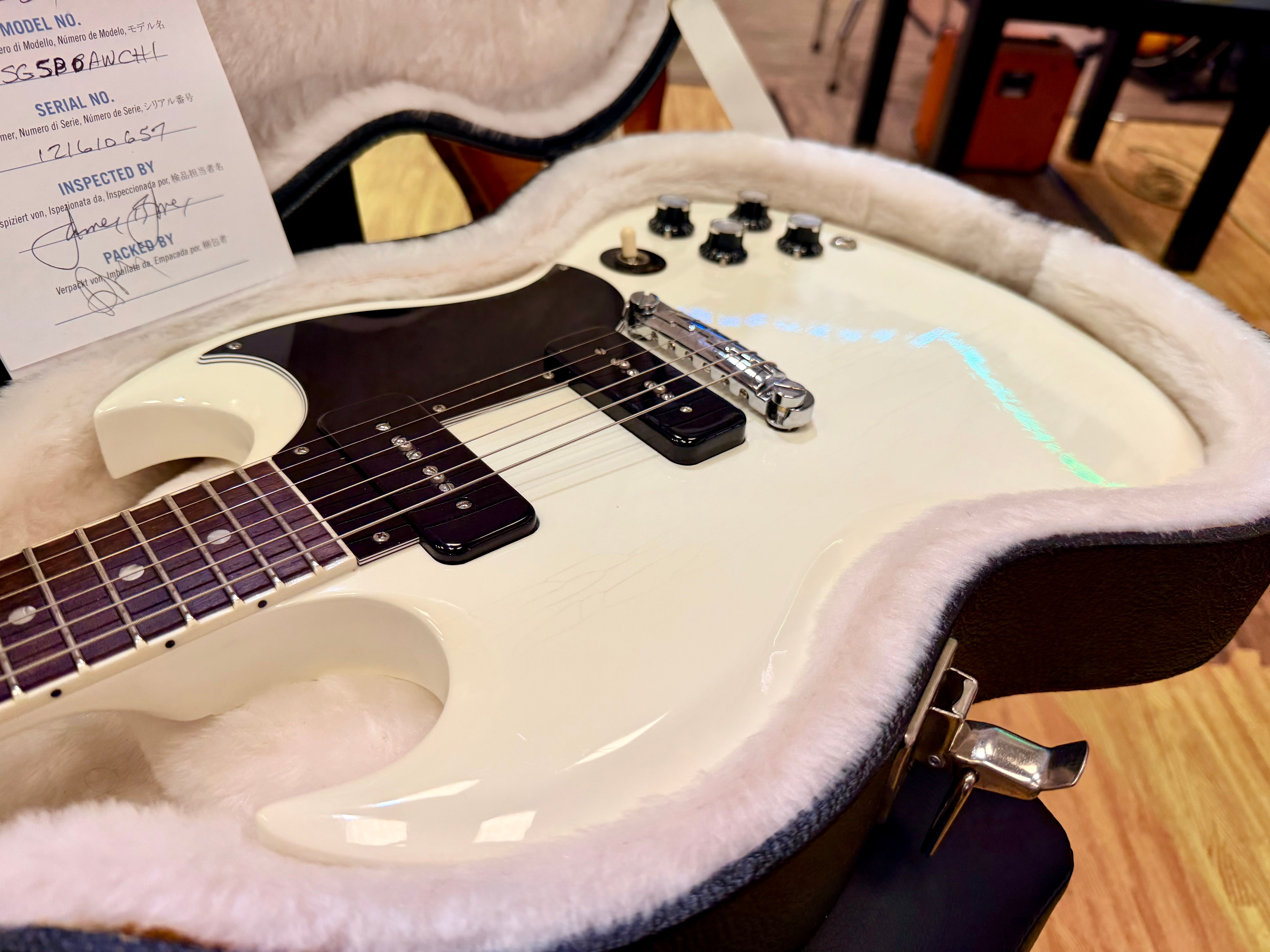 ⚡️2011⚡️ Gibson 50th Anniversary Pete Townshend SG Special~ Alpine White + Case!